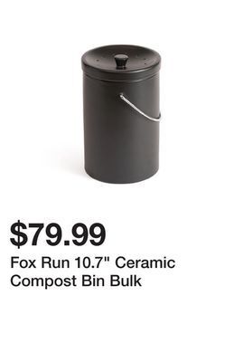 TSC Stores Fox run 10.7 ceramic compost bin bulk offer