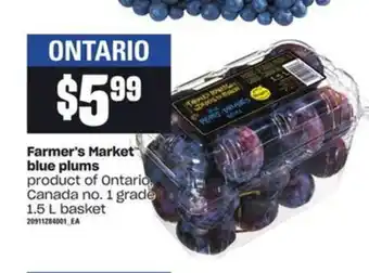 Zehrs Markets Blue Plums offer