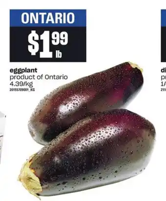 Zehrs Markets Eggplant offer