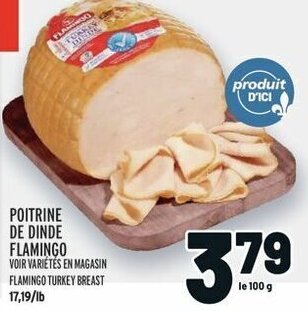 Metro FLAMINGO TURKEY BREAST 17,19/lb offer