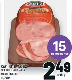 Metro MASTRO CAPICOLLO 11,29/lb offer