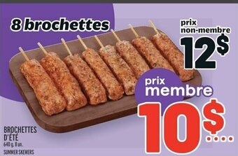 Metro SUMMER SKEWERS offer