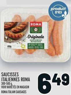 Metro ROMA ITALIAN SAUSAGES offer