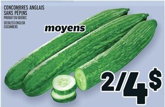 Metro SEEDLESS ENGLISH CUCUMBERS offer