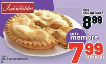 Metro TARTE 750 g-1 kg. PIE offer