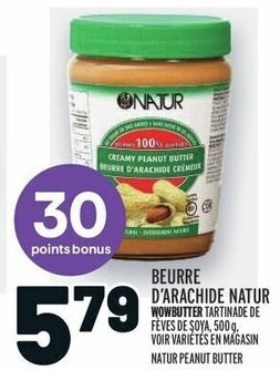 Metro NATUR PEANUT BUTTER offer