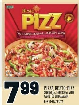 Metro RESTO-PIZZ PIZZA offer