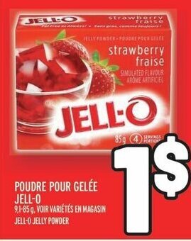 Metro JELL-O JELLY POWDER offer