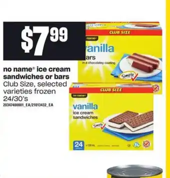 Zehrs Markets Ice Cream Sandwiches offer