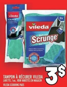 Metro VILEDA SCOURING PADS offer