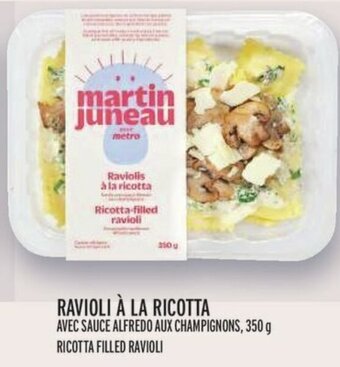Metro RICOTTA FILLED RAVIOLI offer