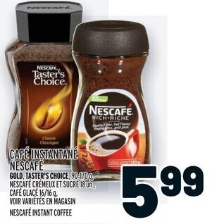 Metro NESCAFÉ INSTANT COFFEE offer