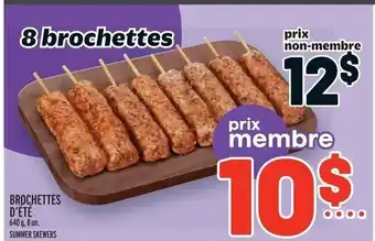 Metro SUMMER SKEWERS offer