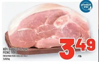 Metro FRESH PORK PICNIC SHOULDER ROAST 7,69/kg offer