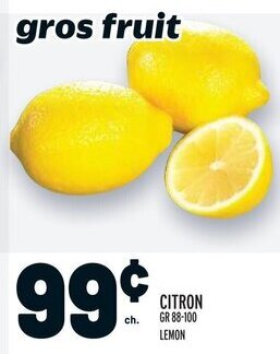 Metro CITRON LEMON offer