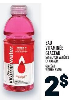 Metro GLACEAU VITAMIN WATER offer