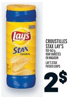 Metro LAY'S STAX POTATO CHIPS offer