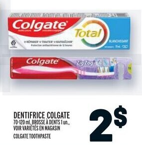 Metro COLGATE TOOTHPASTE offer