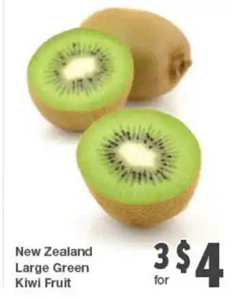 Quality Foods New Zealand Large Green Kiwi Fruit offer