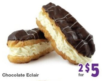 Quality Foods Chocolate Eclair offer