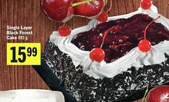 IGA Single Layer Black Forest Cake 885 g offer