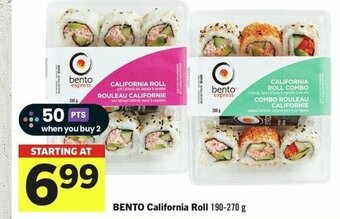 IGA BENTO California Roll 190-270 g offer