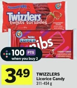 IGA TWIZZLERS Licorice Candy 311-454 g offer