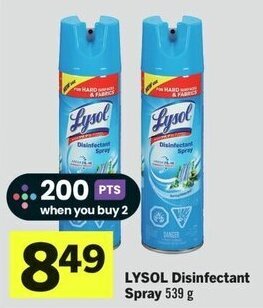 IGA LYSOL Disinfectant Spray 539 g` offer