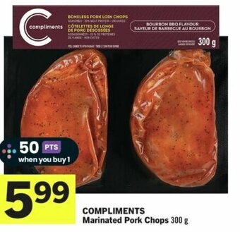 IGA COMPLIMENTS Marinated Pork Chops 300 g offer