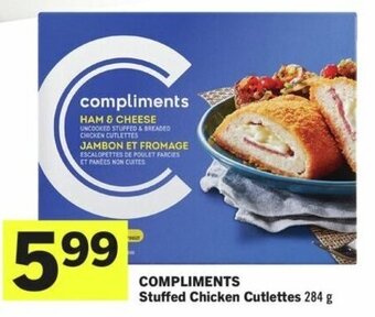 IGA COMPLIMENTS Stuffed Chicken Cutlettes 284 g offer