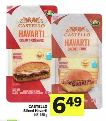 IGA CASTELLO Sliced Havarti 145-165 g offer