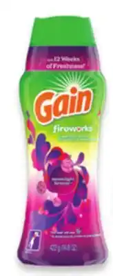 Walmart Gain liquid fireworks scent beads 422 g offer