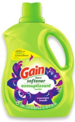 Walmart Gain liquid fabric softener 120 wash loads, sheets 200s or fireworks scent beads 422 g offer