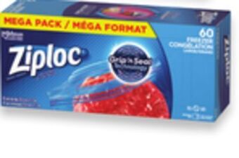 Walmart Ziploc freezer bags mega packs offer