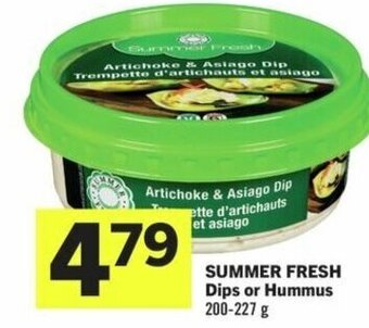 IGA SUMMER FRESH Dips or Hummus 200-227 g offer