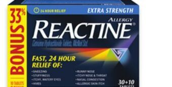 Walmart Reactine 40s allergy relief offer