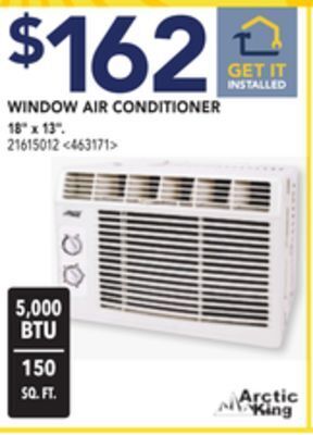 Lowe's Arctic king window air conditioner 18 x 13 offer