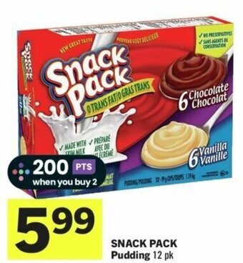 IGA SNACK PACK Pudding 12 pk offer