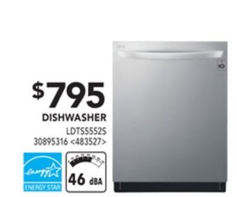 Lowe's Lg dishwasher offer