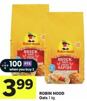 IGA ROBIN HOOD Oats 1 kg offer