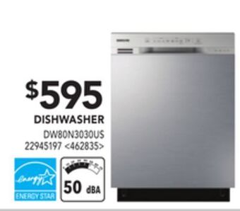 Lowe's Samsung dishwasher offer