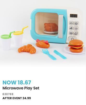 Toys R us Microwave play set offer