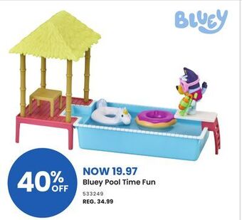 Toys R us Bluey pool time fun offer