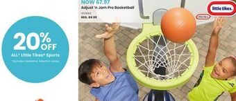 Toys R us Little tikes® adjust 'n jam pro basketball offer