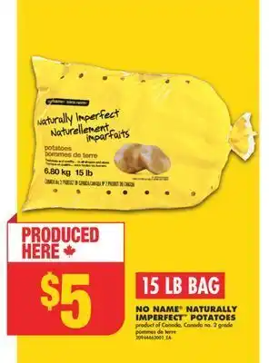 No Frills No name® naturally imperfect™ potatoes, 15 lb bag offer
