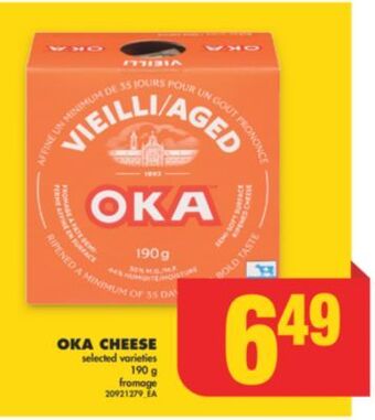 No Frills Oka cheese, 190 g offer