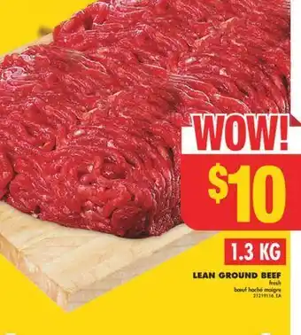 No Frills Lean ground beef, 1.3 kg offer