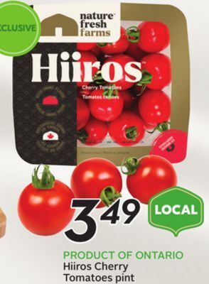 Sobeys Cherry tomatoes offer
