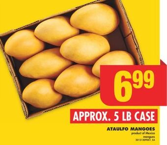 No Frills Ataulfo mangoes, approx. 5 lb case offer