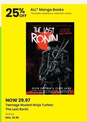 Toys R us Teenage mutant ninja turtles: the last ronin offer
